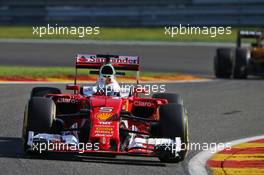 Sebastian Vettel (GER) Ferrari SF16-H. 26.08.2016. Formula 1 World Championship, Rd 13, Belgian Grand Prix, Spa Francorchamps, Belgium, Practice Day.