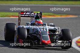 Esteban Gutierrez (MEX) Haas F1 Team VF-16. 26.08.2016. Formula 1 World Championship, Rd 13, Belgian Grand Prix, Spa Francorchamps, Belgium, Practice Day.