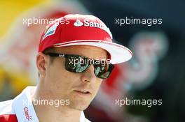 Kimi Raikkonen (FIN) Ferrari. 26.08.2016. Formula 1 World Championship, Rd 13, Belgian Grand Prix, Spa Francorchamps, Belgium, Practice Day.