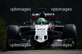 Nico Hulkenberg (GER) Sahara Force India F1 VJM09. 26.08.2016. Formula 1 World Championship, Rd 13, Belgian Grand Prix, Spa Francorchamps, Belgium, Practice Day.