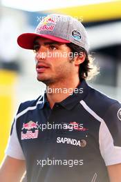 Carlos Sainz Jr (ESP) Scuderia Toro Rosso. 26.08.2016. Formula 1 World Championship, Rd 13, Belgian Grand Prix, Spa Francorchamps, Belgium, Practice Day.