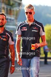 Daniil Kvyat (RUS) Scuderia Toro Rosso. 26.08.2016. Formula 1 World Championship, Rd 13, Belgian Grand Prix, Spa Francorchamps, Belgium, Practice Day.
