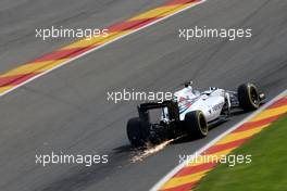 Valtteri Bottas (FIN), Williams F1 Team  26.08.2016. Formula 1 World Championship, Rd 13, Belgian Grand Prix, Spa Francorchamps, Belgium, Practice Day.
