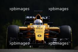 Kevin Magnussen (DEN) Renault Sport F1 Team RS16. 26.08.2016. Formula 1 World Championship, Rd 13, Belgian Grand Prix, Spa Francorchamps, Belgium, Practice Day.