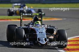 Sergio Perez (MEX) Sahara Force India F1 VJM09. 26.08.2016. Formula 1 World Championship, Rd 13, Belgian Grand Prix, Spa Francorchamps, Belgium, Practice Day.