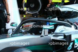 Mercedes Halo. 26.08.2016. Formula 1 World Championship, Rd 13, Belgian Grand Prix, Spa Francorchamps, Belgium, Practice Day.