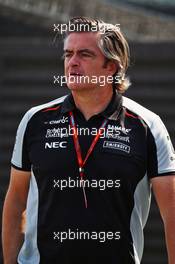 Andy Stevenson (GBR) Sahara Force India F1 Team Manager. 26.08.2016. Formula 1 World Championship, Rd 13, Belgian Grand Prix, Spa Francorchamps, Belgium, Practice Day.