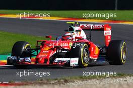 Kimi Raikkonen (FIN) Ferrari SF16-H. 26.08.2016. Formula 1 World Championship, Rd 13, Belgian Grand Prix, Spa Francorchamps, Belgium, Practice Day.