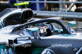 Nico Rosberg (GER) Mercedes AMG F1 W07 Hybrid running the Halo cockpit cover. 26.08.2016. Formula 1 World Championship, Rd 13, Belgian Grand Prix, Spa Francorchamps, Belgium, Practice Day.