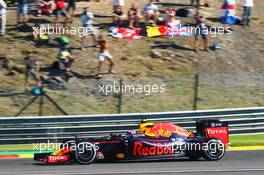 Max Verstappen (NLD) Red Bull Racing RB12. 26.08.2016. Formula 1 World Championship, Rd 13, Belgian Grand Prix, Spa Francorchamps, Belgium, Practice Day.