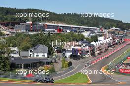 Lewis Hamilton (GBR) Mercedes AMG F1 W07 Hybrid. 26.08.2016. Formula 1 World Championship, Rd 13, Belgian Grand Prix, Spa Francorchamps, Belgium, Practice Day.