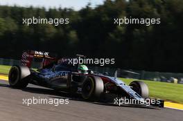 Nico Hulkenberg (GER) Sahara Force India F1 VJM09. 26.08.2016. Formula 1 World Championship, Rd 13, Belgian Grand Prix, Spa Francorchamps, Belgium, Practice Day.
