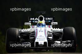 Felipe Massa (BRA) Williams FW38. 26.08.2016. Formula 1 World Championship, Rd 13, Belgian Grand Prix, Spa Francorchamps, Belgium, Practice Day.