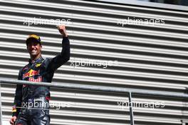 2nd place Daniel Ricciardo (AUS) Red Bull Racing RB12. 28.08.2016. Formula 1 World Championship, Rd 13, Belgian Grand Prix, Spa Francorchamps, Belgium, Race Day.