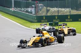 Jolyon Palmer (GBR) Renault Sport F1 Team RS16. 28.08.2016. Formula 1 World Championship, Rd 13, Belgian Grand Prix, Spa Francorchamps, Belgium, Race Day.