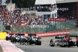 Sergio Perez (MEX) Sahara Force India F1 VJM09. 28.08.2016. Formula 1 World Championship, Rd 13, Belgian Grand Prix, Spa Francorchamps, Belgium, Race Day.