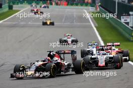 Daniil Kvyat (RUS) Scuderia Toro Rosso STR11. 28.08.2016. Formula 1 World Championship, Rd 13, Belgian Grand Prix, Spa Francorchamps, Belgium, Race Day.