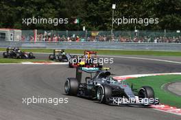 Nico Rosberg (GER) Mercedes AMG F1 W07 Hybrid. 28.08.2016. Formula 1 World Championship, Rd 13, Belgian Grand Prix, Spa Francorchamps, Belgium, Race Day.