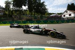 Nico Hulkenberg (GER) Sahara Force India F1 VJM09. 28.08.2016. Formula 1 World Championship, Rd 13, Belgian Grand Prix, Spa Francorchamps, Belgium, Race Day.