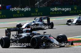 Fernando Alonso (ESP) McLaren MP4-31. 28.08.2016. Formula 1 World Championship, Rd 13, Belgian Grand Prix, Spa Francorchamps, Belgium, Race Day.