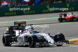 Felipe Massa (BRA) Williams FW38. 28.08.2016. Formula 1 World Championship, Rd 13, Belgian Grand Prix, Spa Francorchamps, Belgium, Race Day.