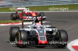 Romain Grosjean (FRA) Haas F1 Team VF-16. 28.08.2016. Formula 1 World Championship, Rd 13, Belgian Grand Prix, Spa Francorchamps, Belgium, Race Day.