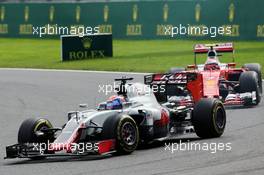 Romain Grosjean (FRA) Haas F1 Team VF-16. 28.08.2016. Formula 1 World Championship, Rd 13, Belgian Grand Prix, Spa Francorchamps, Belgium, Race Day.