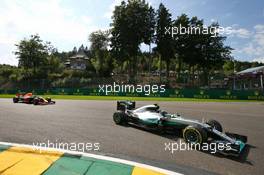 Nico Rosberg (GER) Mercedes AMG F1 W07 Hybrid. 28.08.2016. Formula 1 World Championship, Rd 13, Belgian Grand Prix, Spa Francorchamps, Belgium, Race Day.