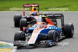 Esteban Ocon (FRA) Manor Racing MRT05. 28.08.2016. Formula 1 World Championship, Rd 13, Belgian Grand Prix, Spa Francorchamps, Belgium, Race Day.