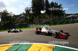 Romain Grosjean (FRA) Haas F1 Team VF-16. 28.08.2016. Formula 1 World Championship, Rd 13, Belgian Grand Prix, Spa Francorchamps, Belgium, Race Day.