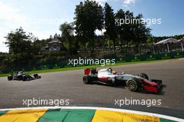 Esteban Gutierrez (MEX) Haas F1 Team VF-16. 28.08.2016. Formula 1 World Championship, Rd 13, Belgian Grand Prix, Spa Francorchamps, Belgium, Race Day.