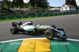 Nico Rosberg (GER) Mercedes AMG F1 W07 Hybrid. 28.08.2016. Formula 1 World Championship, Rd 13, Belgian Grand Prix, Spa Francorchamps, Belgium, Race Day.