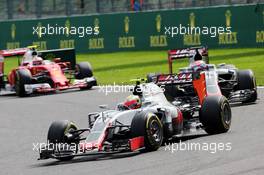 Esteban Gutierrez (MEX) Haas F1 Team VF-16. 28.08.2016. Formula 1 World Championship, Rd 13, Belgian Grand Prix, Spa Francorchamps, Belgium, Race Day.