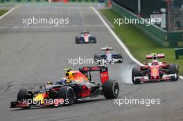 Max Verstappen (NLD) Red Bull Racing RB12. 28.08.2016. Formula 1 World Championship, Rd 13, Belgian Grand Prix, Spa Francorchamps, Belgium, Race Day.