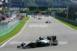 Nico Rosberg (GER) Mercedes AMG F1 W07 Hybrid. 28.08.2016. Formula 1 World Championship, Rd 13, Belgian Grand Prix, Spa Francorchamps, Belgium, Race Day.