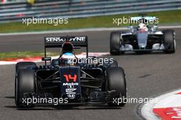 Fernando Alonso (ESP) McLaren MP4-31. 28.08.2016. Formula 1 World Championship, Rd 13, Belgian Grand Prix, Spa Francorchamps, Belgium, Race Day.