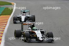 Nico Hulkenberg (GER) Sahara Force India F1 VJM09. 28.08.2016. Formula 1 World Championship, Rd 13, Belgian Grand Prix, Spa Francorchamps, Belgium, Race Day.