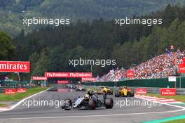 Sergio Perez (MEX) Sahara Force India F1 VJM09. 28.08.2016. Formula 1 World Championship, Rd 13, Belgian Grand Prix, Spa Francorchamps, Belgium, Race Day.