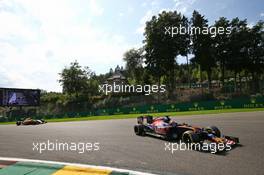 Daniil Kvyat (RUS) Scuderia Toro Rosso STR11. 28.08.2016. Formula 1 World Championship, Rd 13, Belgian Grand Prix, Spa Francorchamps, Belgium, Race Day.