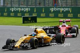 Jolyon Palmer (GBR) Renault Sport F1 Team RS16. 28.08.2016. Formula 1 World Championship, Rd 13, Belgian Grand Prix, Spa Francorchamps, Belgium, Race Day.