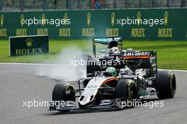 Nico Hulkenberg (GER) Sahara Force India F1 VJM09. 28.08.2016. Formula 1 World Championship, Rd 13, Belgian Grand Prix, Spa Francorchamps, Belgium, Race Day.