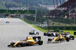 Jolyon Palmer (GBR) Renault Sport F1 Team RS16. 28.08.2016. Formula 1 World Championship, Rd 13, Belgian Grand Prix, Spa Francorchamps, Belgium, Race Day.