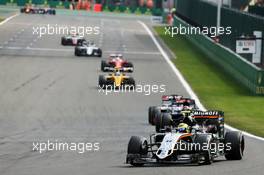 Sergio Perez (MEX) Sahara Force India F1 VJM09. 28.08.2016. Formula 1 World Championship, Rd 13, Belgian Grand Prix, Spa Francorchamps, Belgium, Race Day.