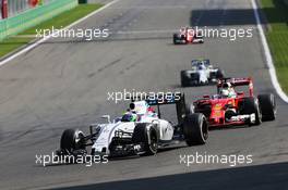 Felipe Massa (BRA) Williams FW38. 28.08.2016. Formula 1 World Championship, Rd 13, Belgian Grand Prix, Spa Francorchamps, Belgium, Race Day.