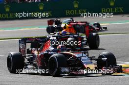 Daniil Kvyat (RUS) Scuderia Toro Rosso STR11. 28.08.2016. Formula 1 World Championship, Rd 13, Belgian Grand Prix, Spa Francorchamps, Belgium, Race Day.