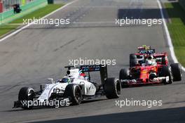 Felipe Massa (BRA) Williams FW38. 28.08.2016. Formula 1 World Championship, Rd 13, Belgian Grand Prix, Spa Francorchamps, Belgium, Race Day.