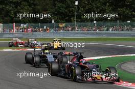 Daniil Kvyat (RUS) Scuderia Toro Rosso STR11. 28.08.2016. Formula 1 World Championship, Rd 13, Belgian Grand Prix, Spa Francorchamps, Belgium, Race Day.