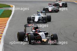 Daniil Kvyat (RUS) Scuderia Toro Rosso STR11. 28.08.2016. Formula 1 World Championship, Rd 13, Belgian Grand Prix, Spa Francorchamps, Belgium, Race Day.