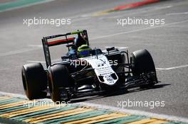 Sergio Perez (MEX) Sahara Force India F1 VJM09. 27.08.2016. Formula 1 World Championship, Rd 13, Belgian Grand Prix, Spa Francorchamps, Belgium, Qualifying Day.