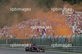 Daniil Kvyat (RUS) Scuderia Toro Rosso STR11. 27.08.2016. Formula 1 World Championship, Rd 13, Belgian Grand Prix, Spa Francorchamps, Belgium, Qualifying Day.